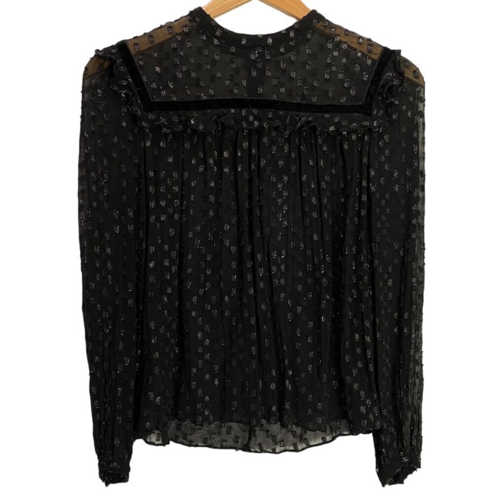 Needle & Thread sheer metallic top - Picture 2 of 12